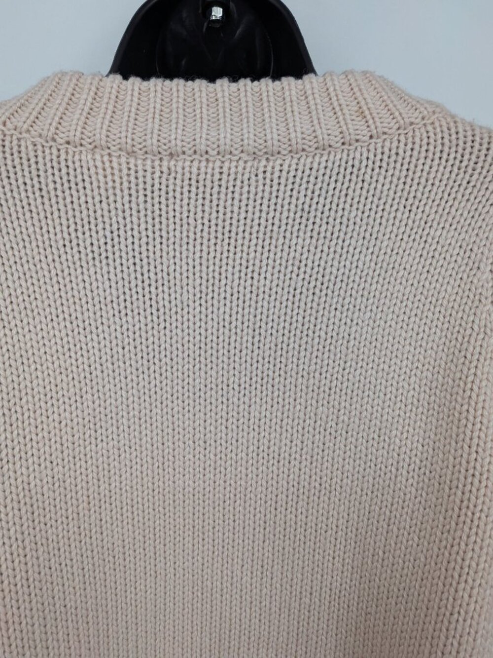 Vintage Moda International Wool Blend Lace Up Sweater Y2K Coquette Ballet Medium - Picture 9 of 12